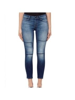 J Brand Jasper Patched Mid Rise Jeans size 25